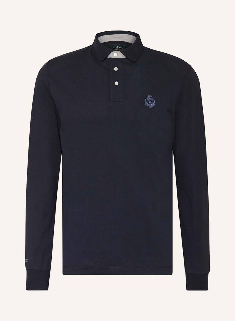 Hackett London Piqué-Poloshirt Classic Fit blau von Hackett London