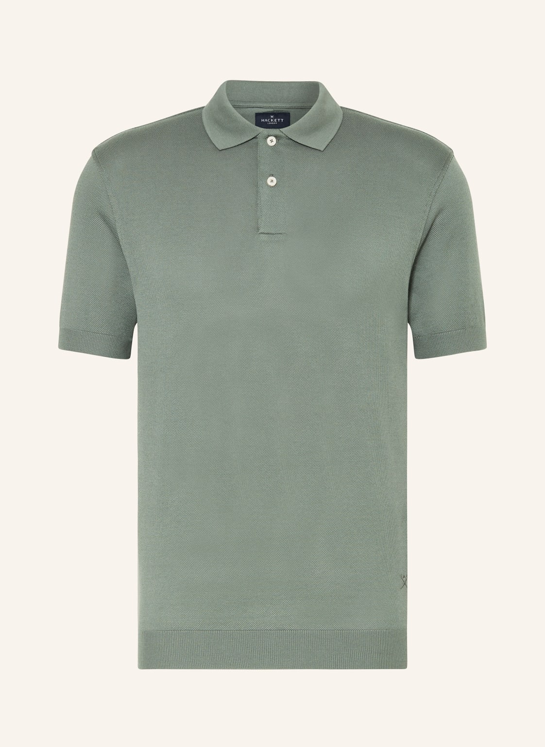 Hackett London Piqué-Poloshirt Classic Fit gruen von Hackett London