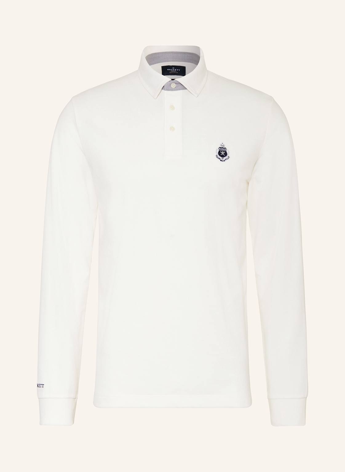 Hackett London Piqué-Poloshirt Classic Fit weiss von Hackett London