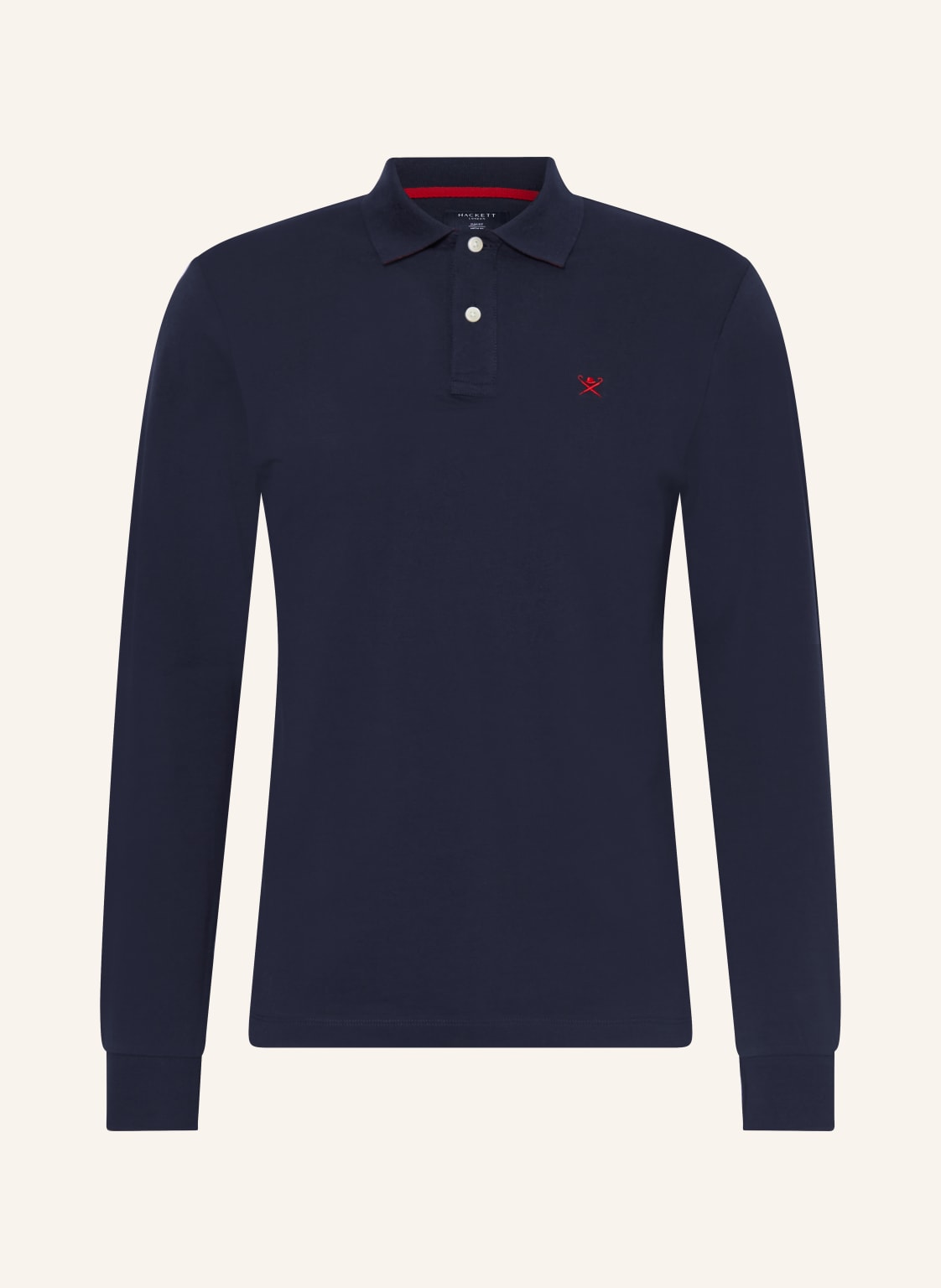 Hackett London Piqué-Poloshirt Slim Fit blau von Hackett London