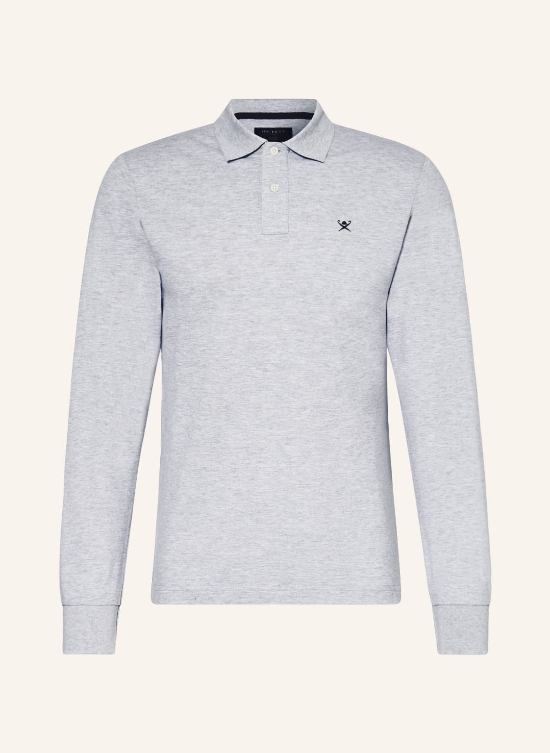 Hackett London Piqué-Poloshirt Slim Fit grau von Hackett London