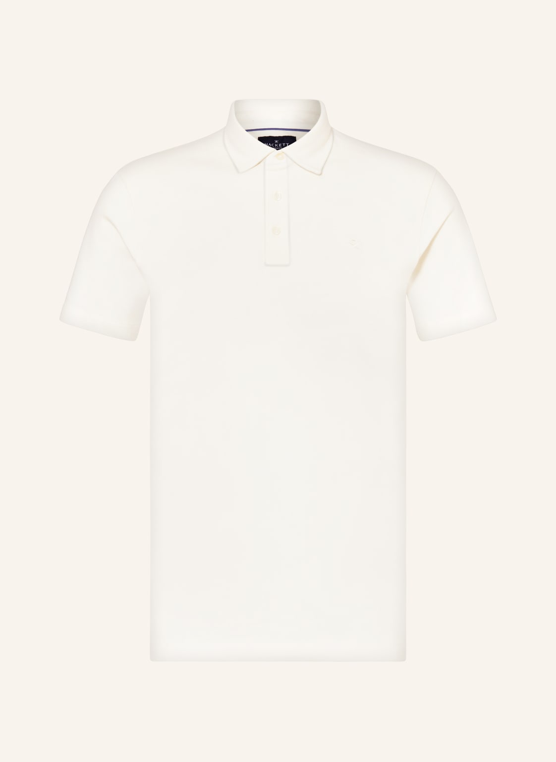 Hackett London Piqué-Poloshirt Slim Fit weiss von Hackett London