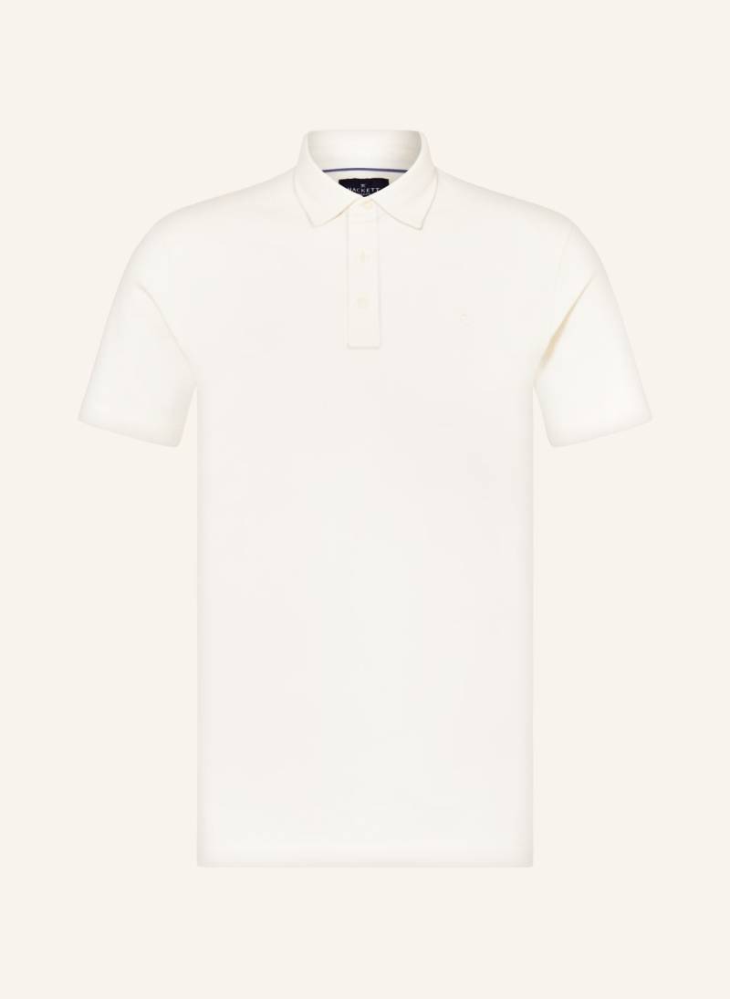 Hackett London Piqué-Poloshirt Slim Fit weiss von Hackett London