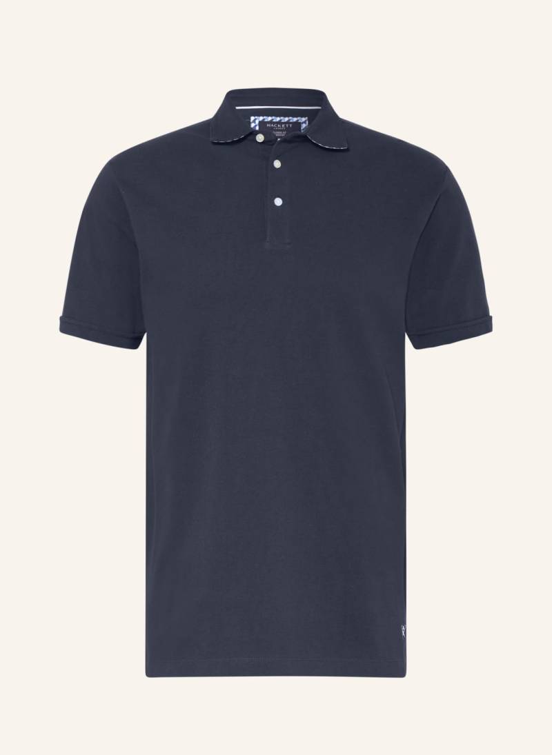 Hackett London Piqué-Poloshirt blau von Hackett London