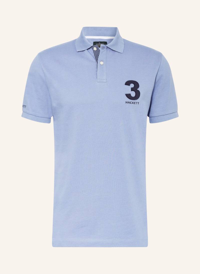 Hackett London Piqué-Poloshirt blau von Hackett London