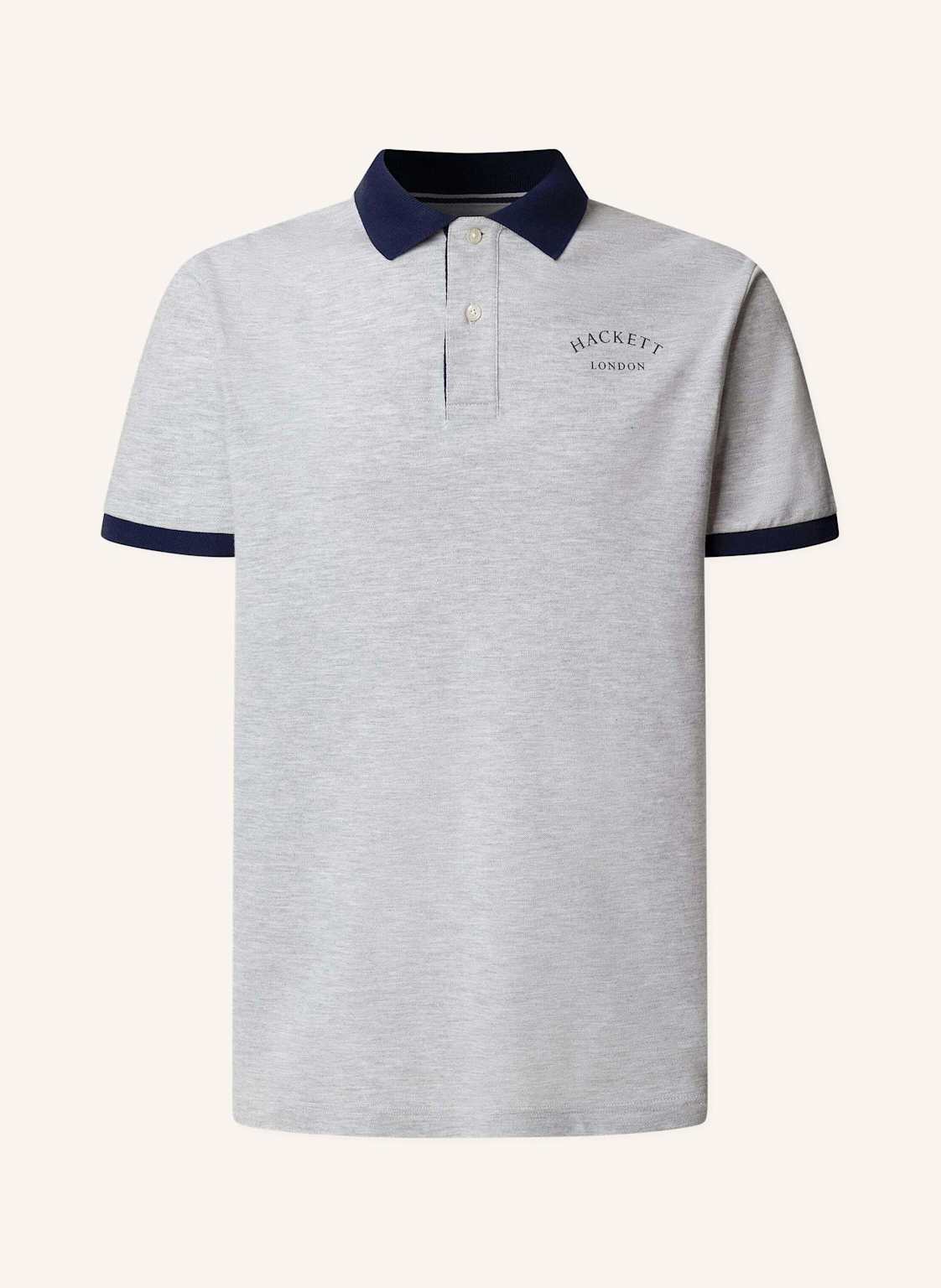 Hackett London Poloshirt Heritage Ess Polo grau von Hackett London