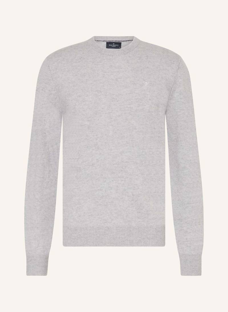 Hackett London Pullover Lambswool Crew grau von Hackett London