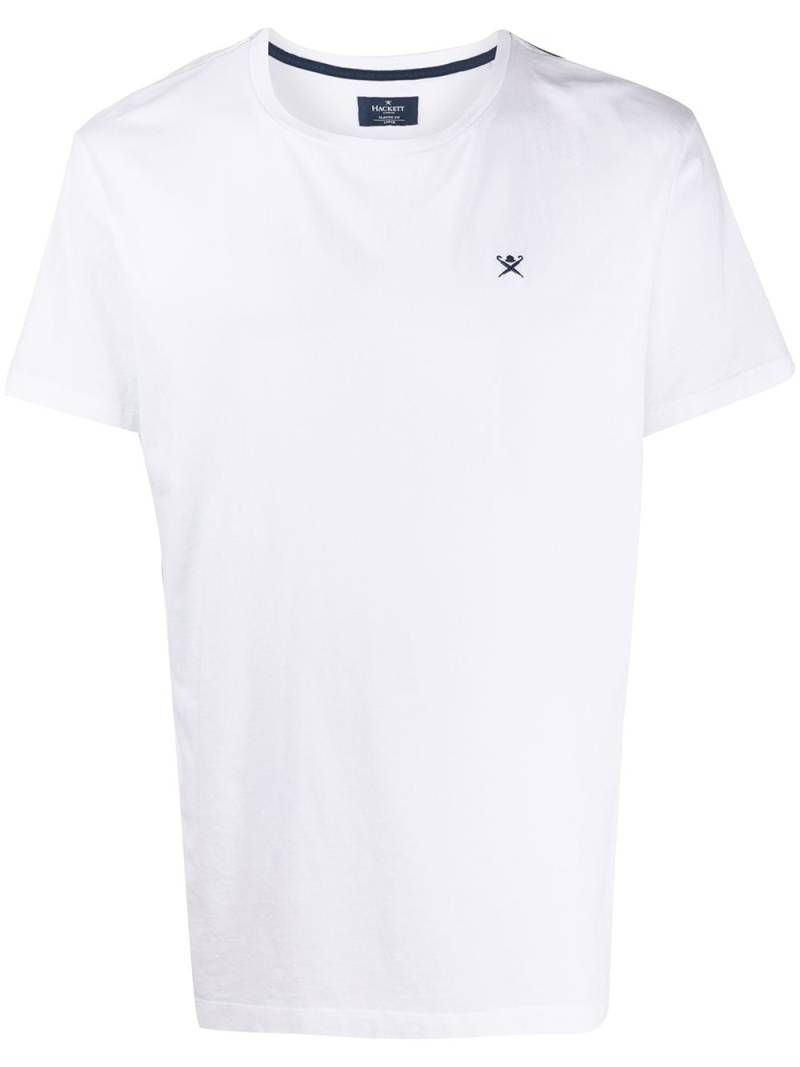 Hackett logo embroidered T-shirt - White von Hackett