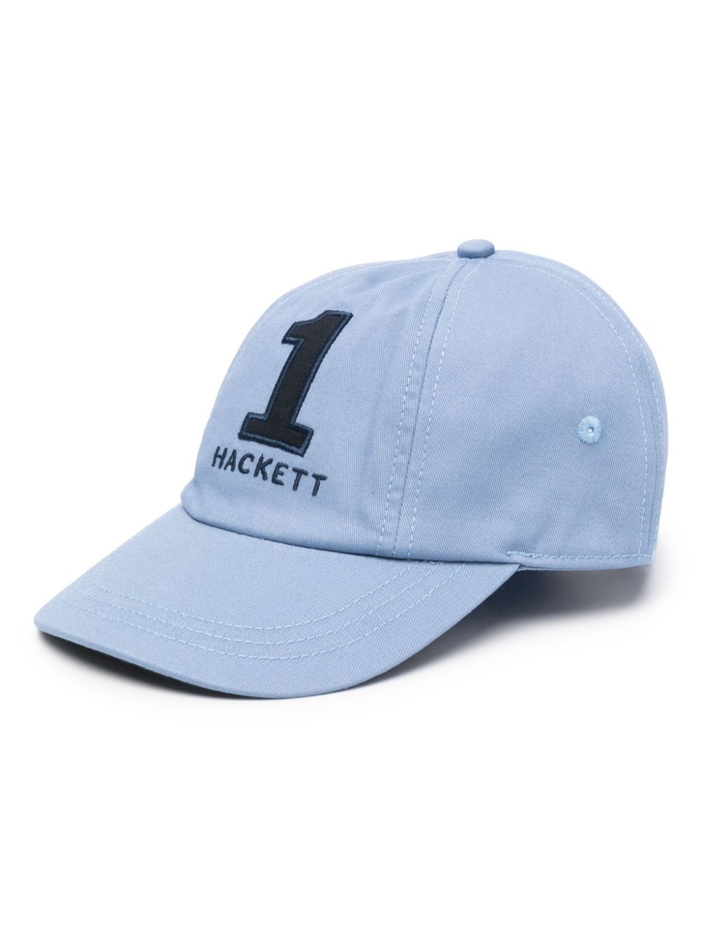 Hackett logo-embroidered cotton baseball cap - Blue von Hackett