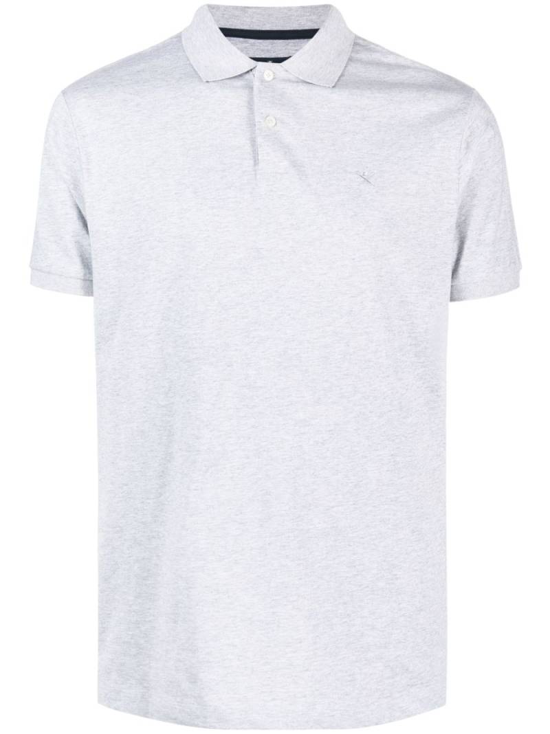 Hackett logo-embroidered cotton polo shirt - Grey von Hackett