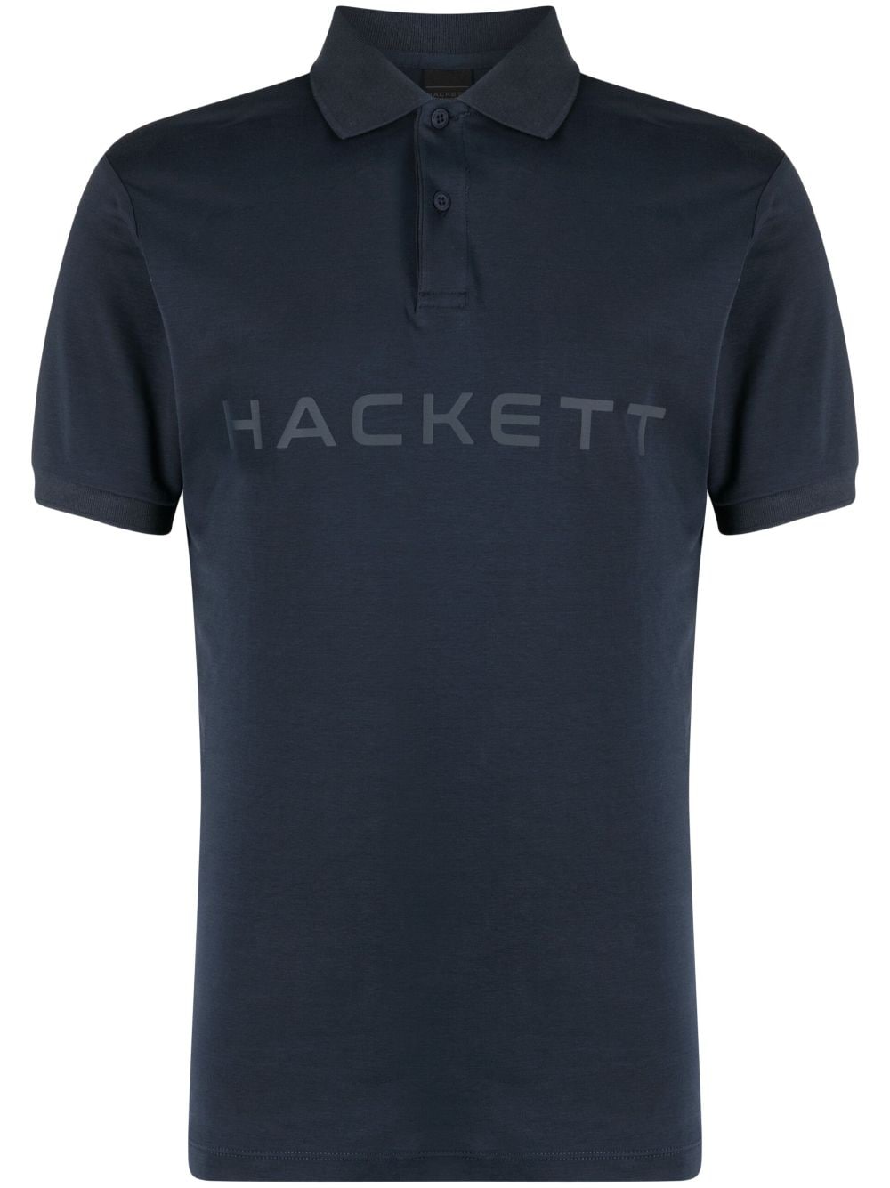 Hackett logo-print cotton polo shirt - Blue von Hackett