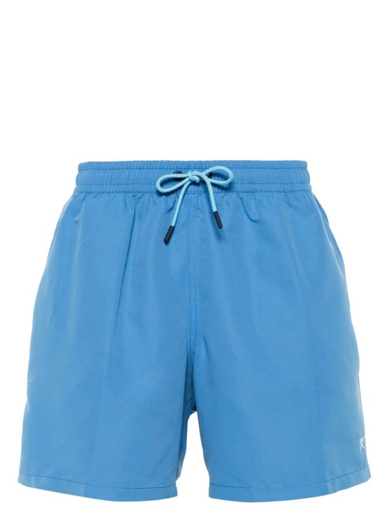 Hackett motif-embroidered swim shorts - Blue von Hackett