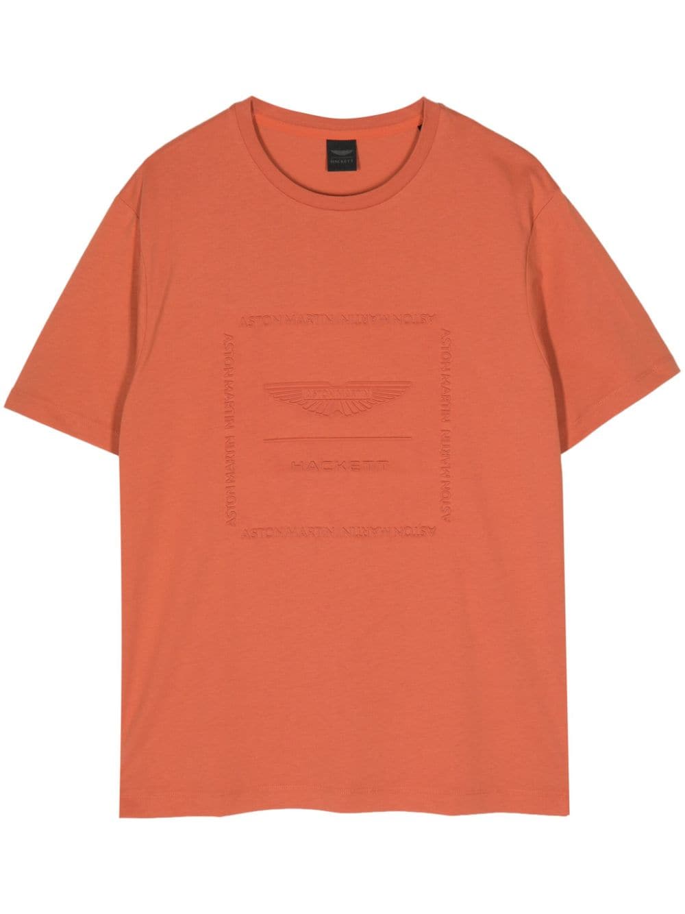 Hackett x Aston Martin logo-embossed T-shirt - Orange von Hackett