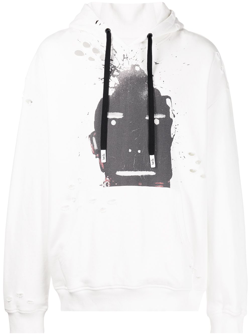 Haculla Blowing Up Growing Up cotton hoodie - White von Haculla