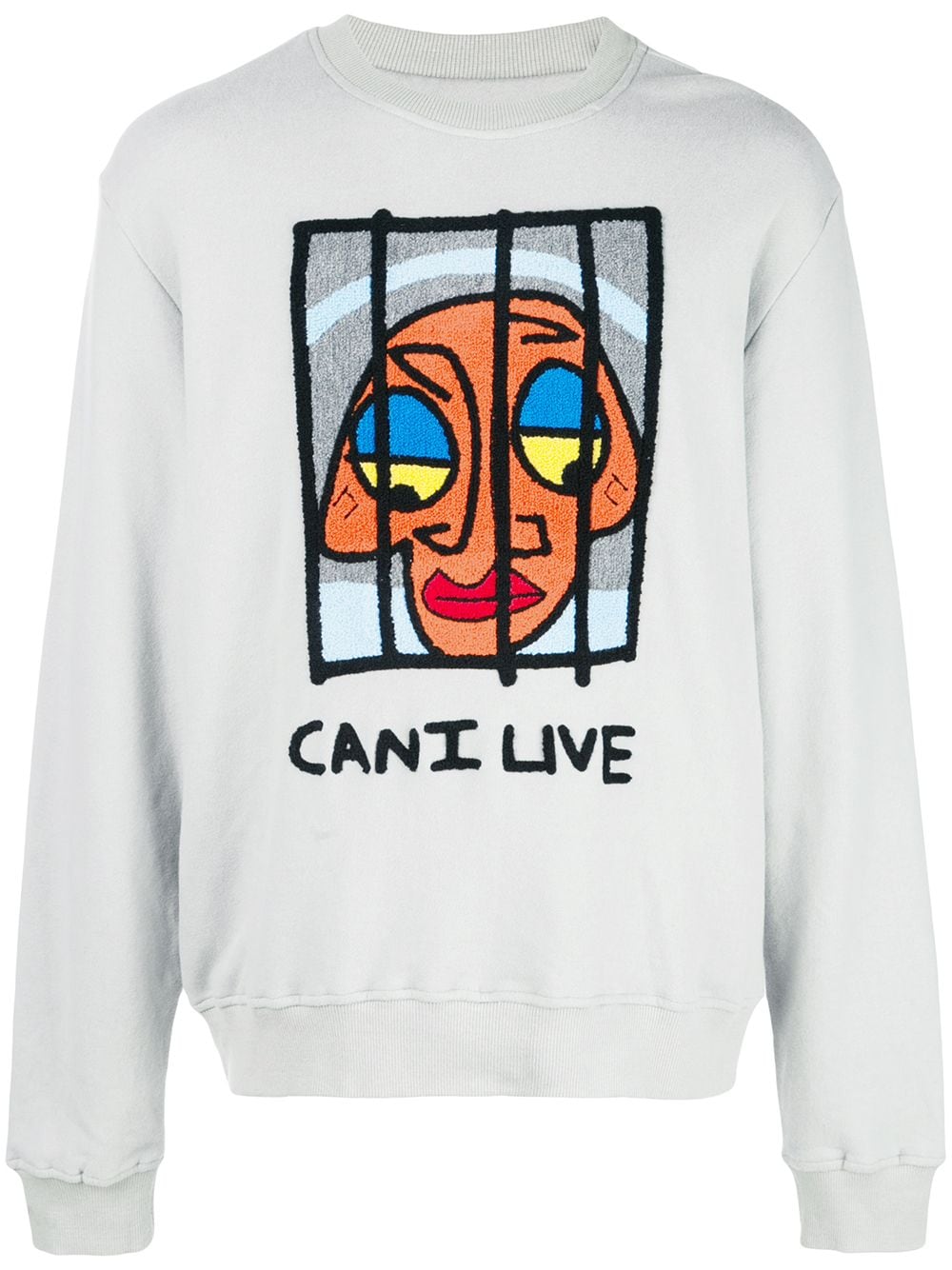 Haculla Can I Live sweatshirt - Grey von Haculla