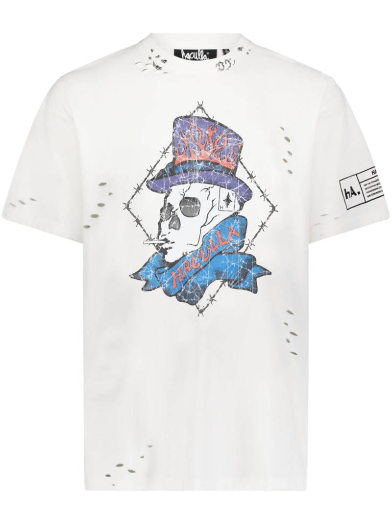 Haculla Gangasta cotton T-shirt - White von Haculla