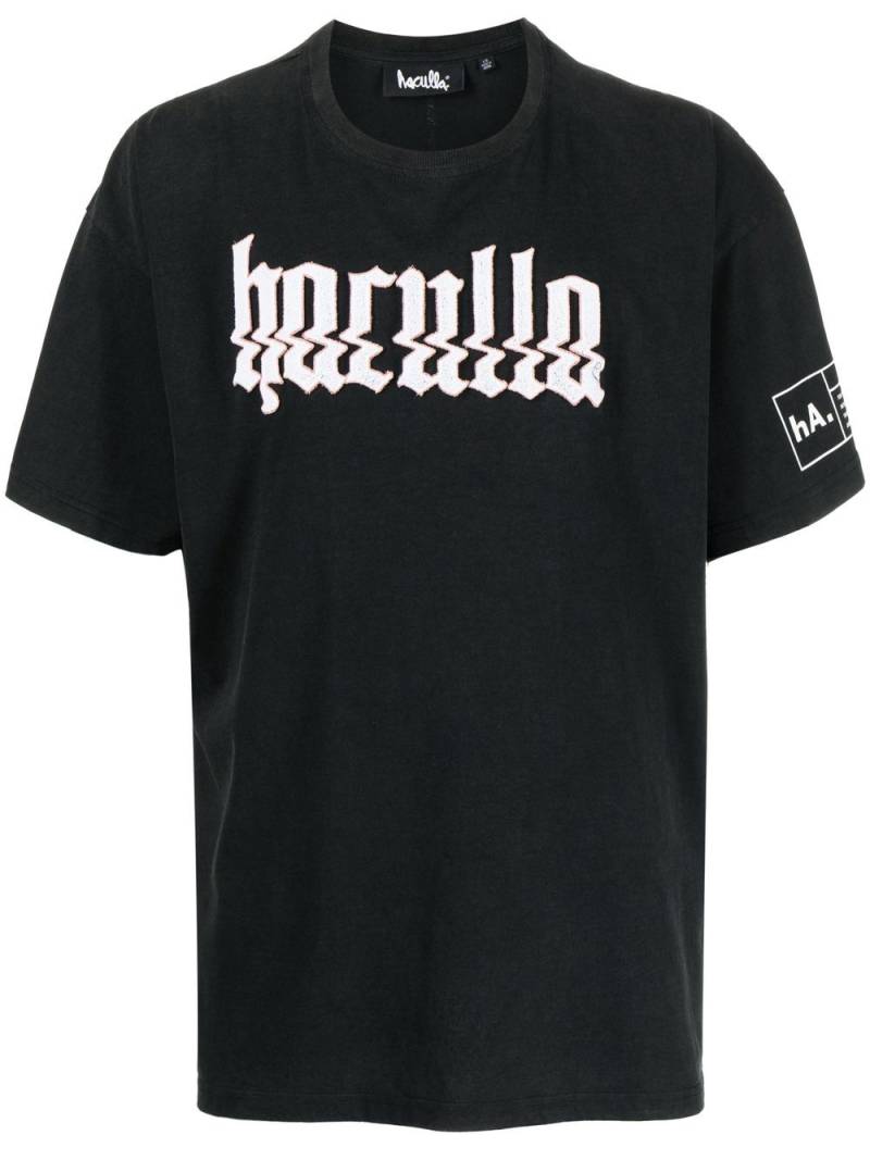 Haculla Glitched logo-print T-shirt - Black von Haculla