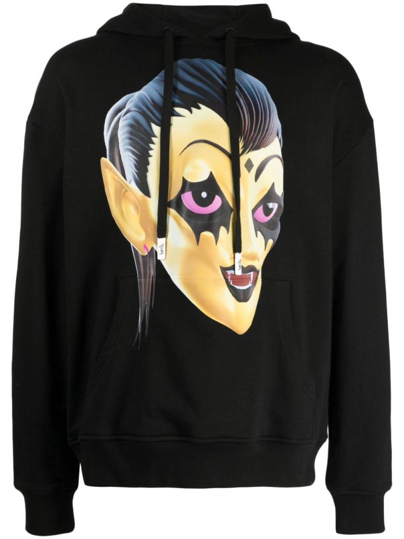 Haculla Golden Lady graphic-print hoodie - Black von Haculla