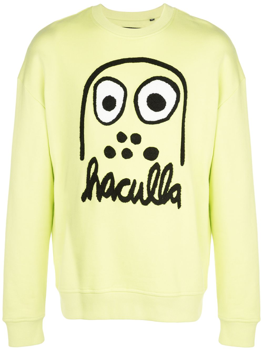 Haculla Monster drop shoulder sweatshirt - Green von Haculla