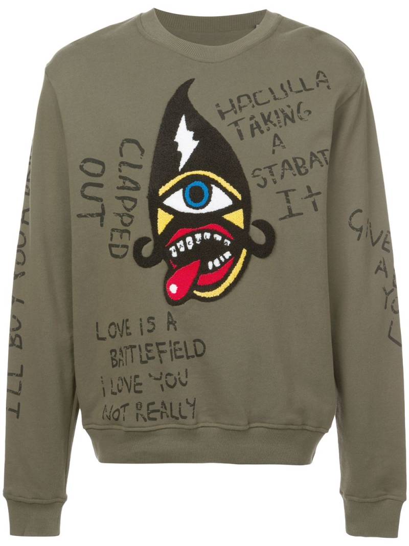 Haculla NYC Drama sweatshirt - Green von Haculla