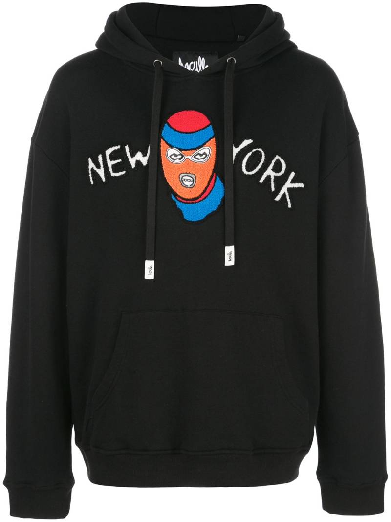 Haculla New York Robber hoodie - Black von Haculla