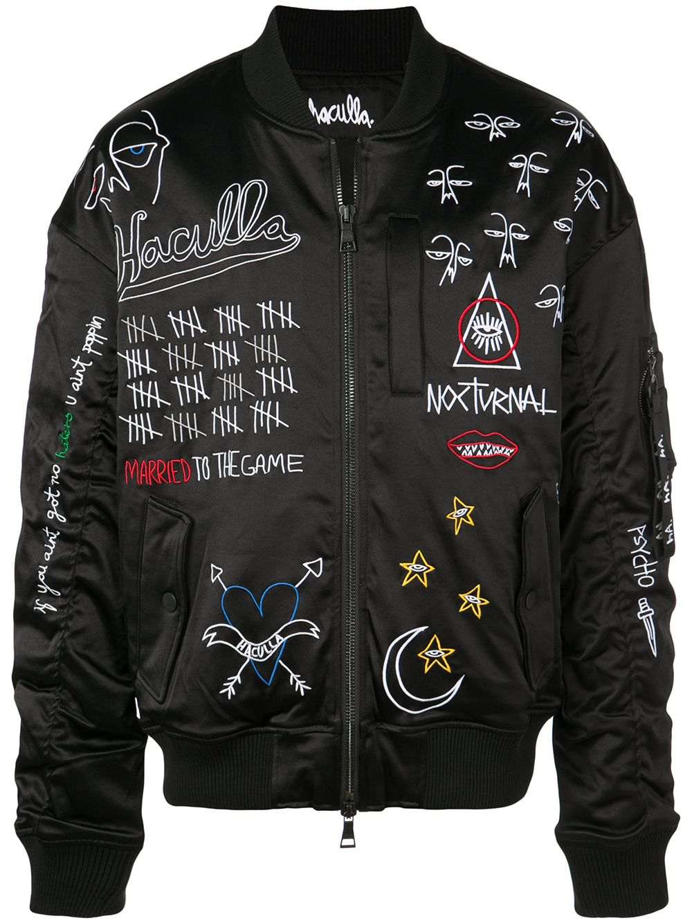 Haculla Nocturnal bomber jacket - Black von Haculla