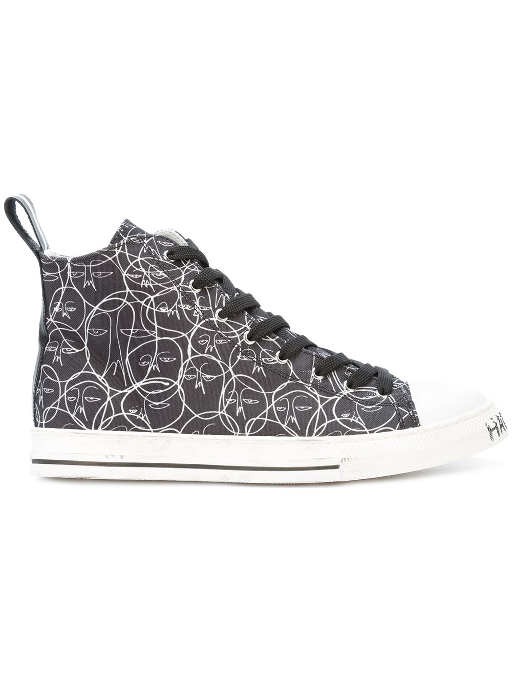 Haculla One Of A Kind hi-top sneakers - Black von Haculla