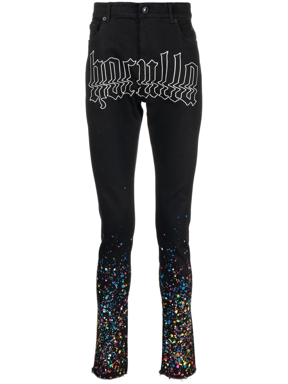 Haculla Smothered in Paint skinny-jeans - Black von Haculla