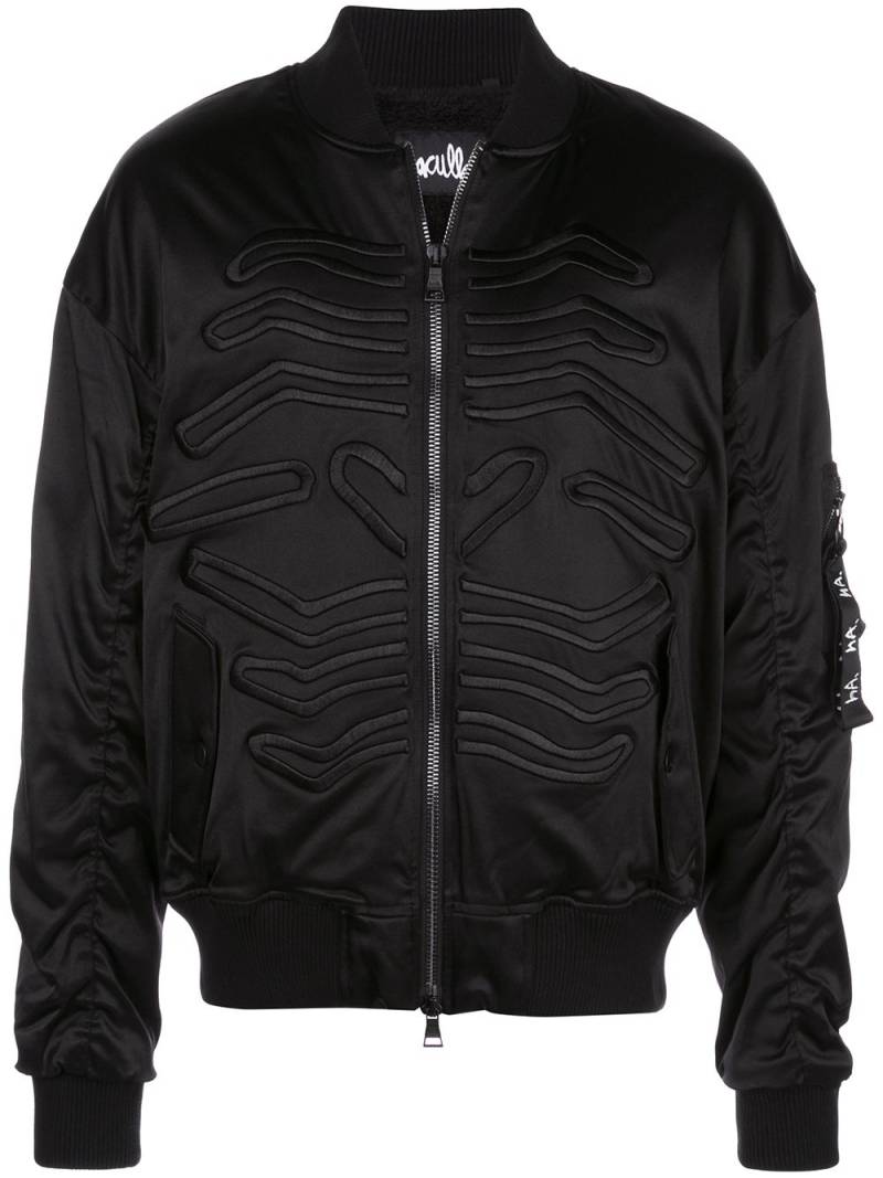 Haculla embroidered bomber jacket - Black von Haculla