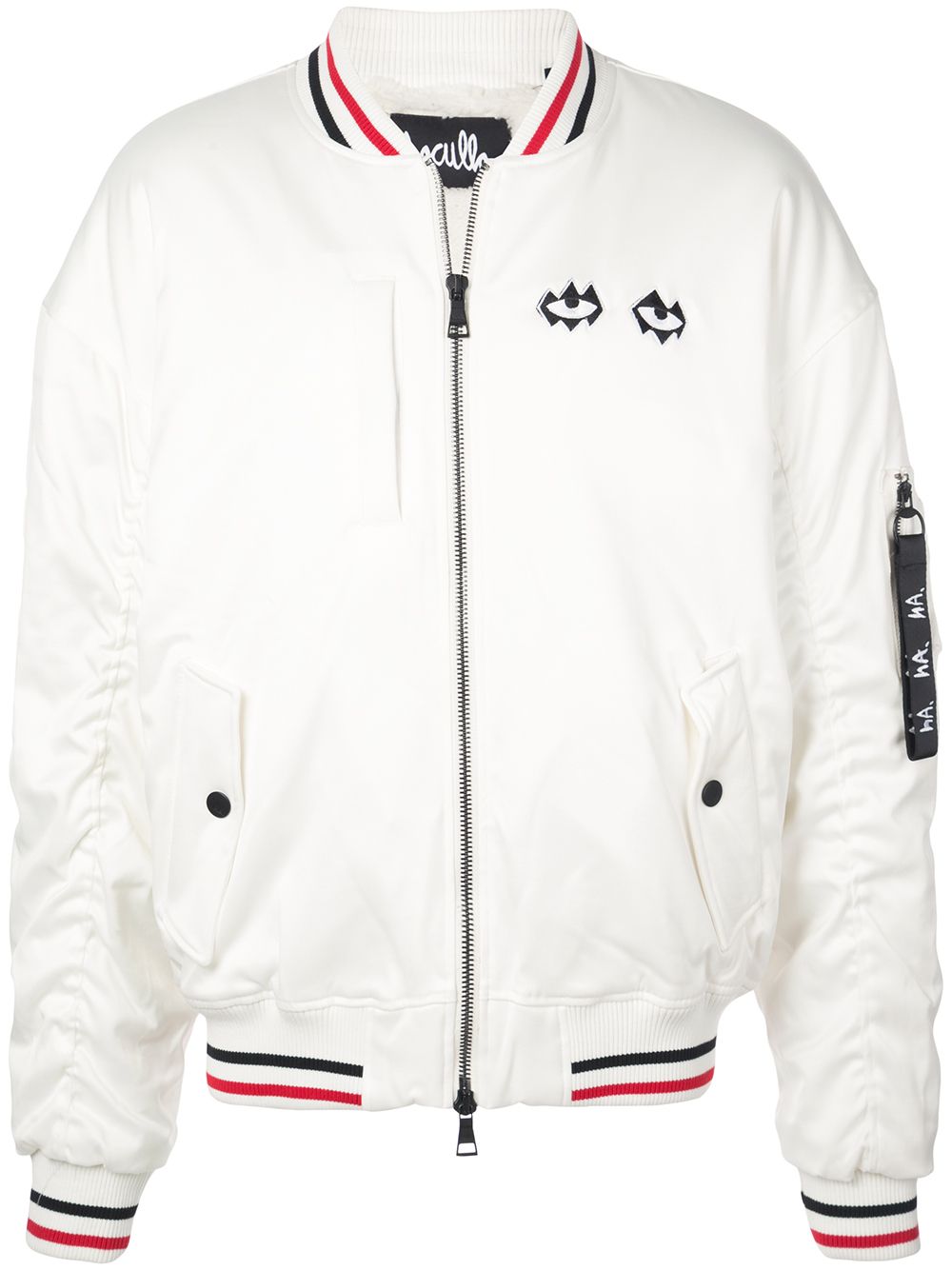 Haculla embroidered bomber jacket - White von Haculla