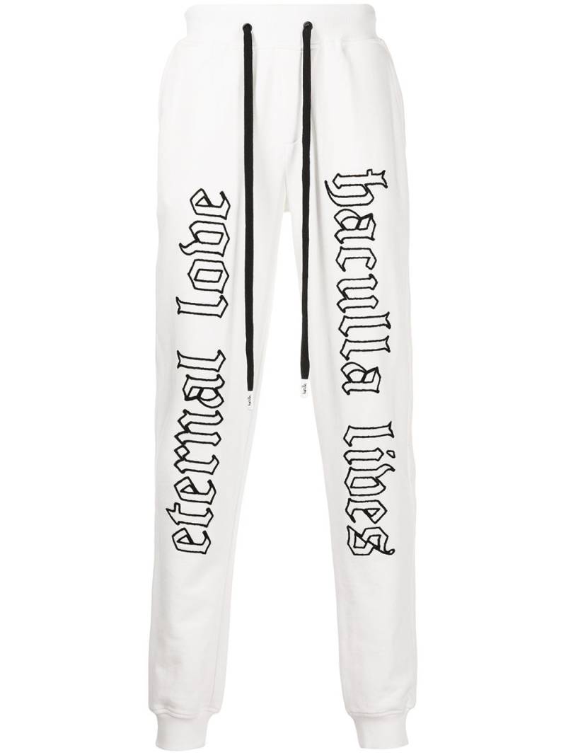 Haculla logo-print track pants - White von Haculla