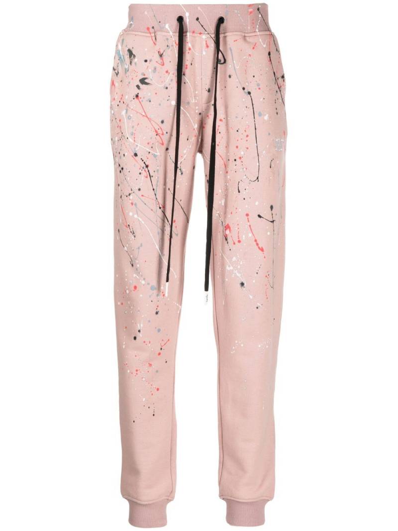 Haculla paint-splatter track pants - Pink von Haculla