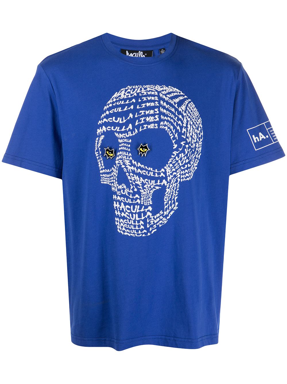 Haculla skull-print T-shirt - Blue von Haculla