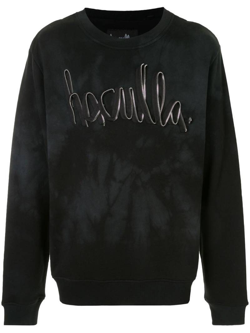 Haculla zip-detail cotton sweatshirt - Black von Haculla