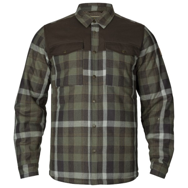 Härkila - Asmund Insulated Wool Shirt Jacket - Hemd Gr 3XL grau von Härkila