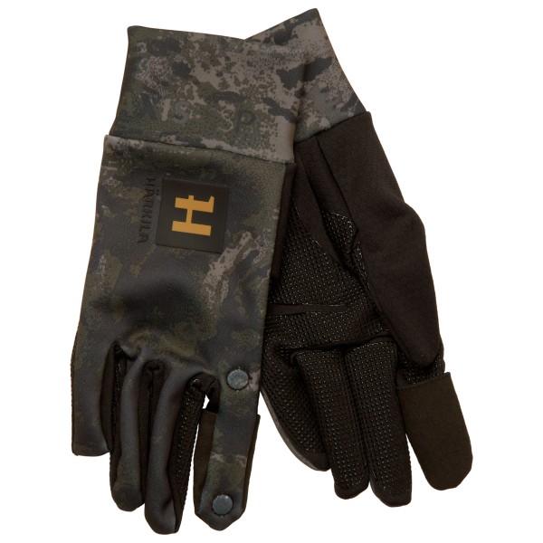 Härkila - Noctyx Camo Fleecehandschuhe - Handschuhe Gr M schwarz von Härkila