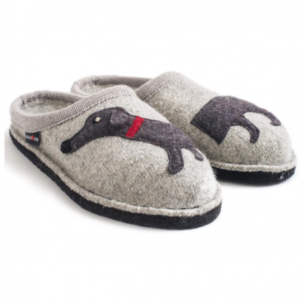 Haflinger - Flair Doggy - Hüttenschuhe Gr 42 grau von Haflinger