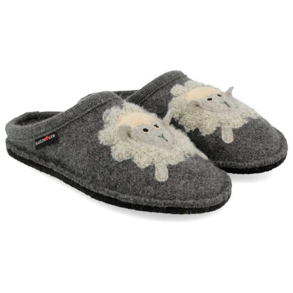 Haflinger - Flair Lamby - Hüttenschuhe Gr 37 schwarz von Haflinger