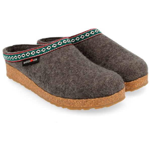 Haflinger - Grizzly Franzl - Hüttenschuhe Gr 41 braun von Haflinger