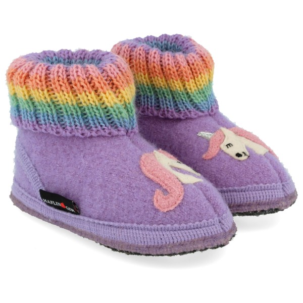 Haflinger - Kid's Fairy Tale - Hüttenschuhe Gr 23 lila von Haflinger