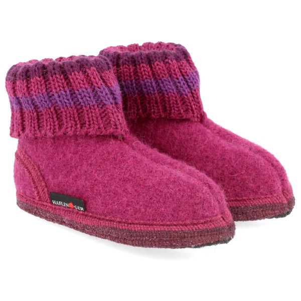 Haflinger - Kids Paul - Hüttenschuhe Gr 22 rosa von Haflinger