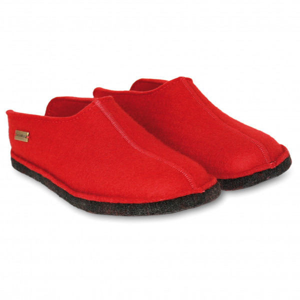 Haflinger - Smily - Hüttenschuhe Gr 36 rot von Haflinger