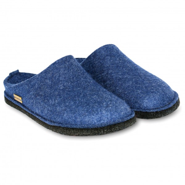 Haflinger - Soft - Hüttenschuhe Gr 36 blau von Haflinger