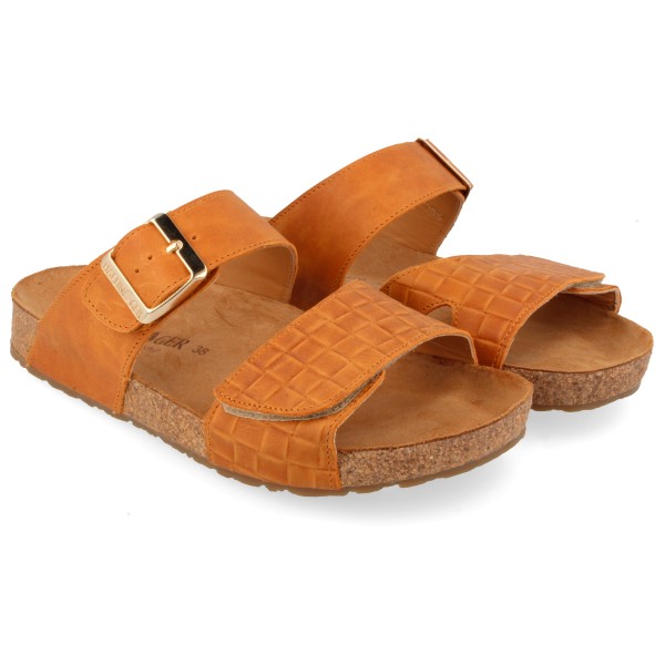 Haflinger - Women's Aria - Sandalen Gr 39 orange/braun von Haflinger