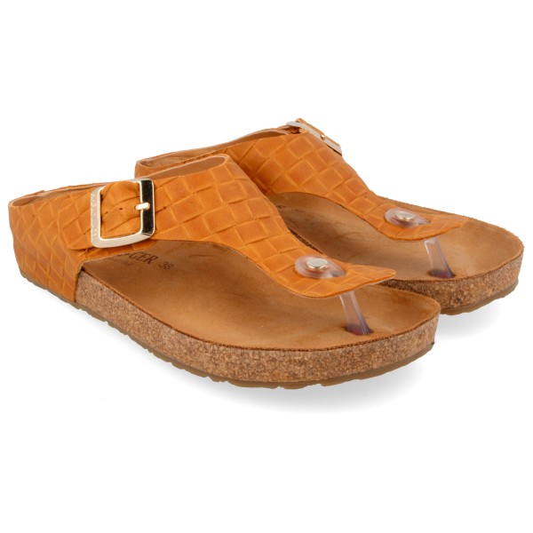 Haflinger - Women's Bio Memphis - Sandalen Gr 36 braun/orange von Haflinger