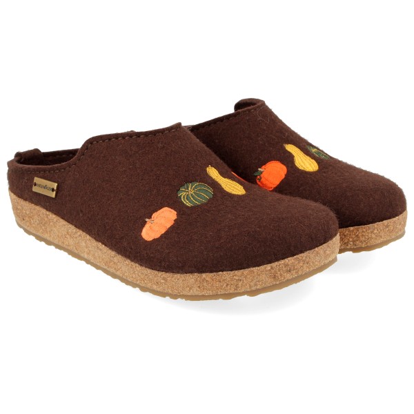 Haflinger - Women's Grizzly Kürbis - Hüttenschuhe Gr 36;37;38;39;40;41;42 braun;orange von Haflinger