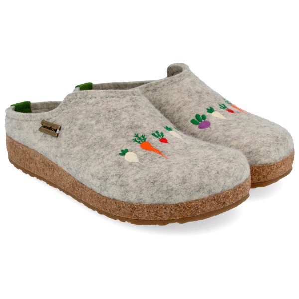 Haflinger - Women's Grizzly Rübli - Hüttenschuhe Gr 37 grau von Haflinger