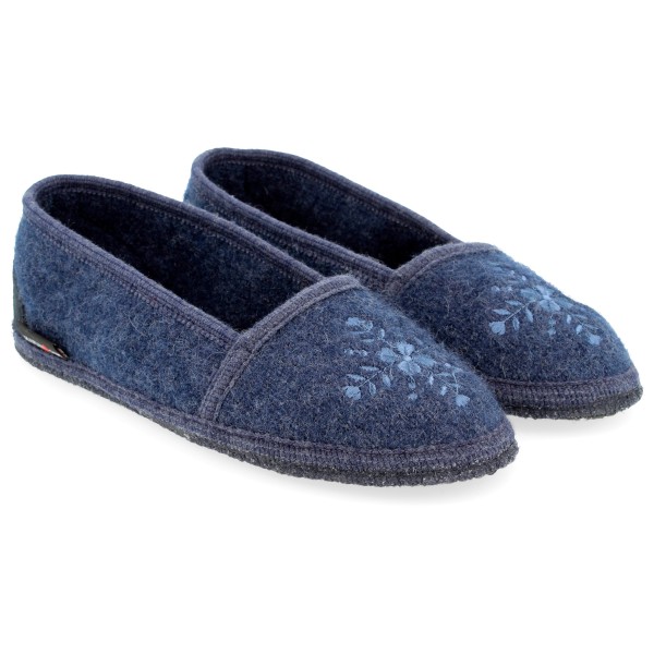 Haflinger - Women's Penelope - Hüttenschuhe Gr 36 blau von Haflinger