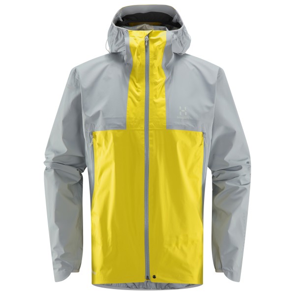 Haglöfs - L.I.M GTX Active Jacket - Regenjacke Gr L grau/gelb von Haglöfs