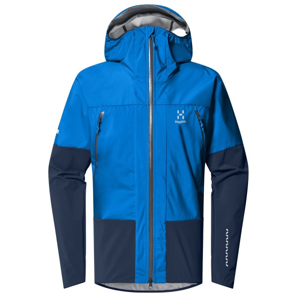 Haglöfs - L.I.M Hybrid Touring Hood - Softshelljacke Gr L blau von Haglöfs